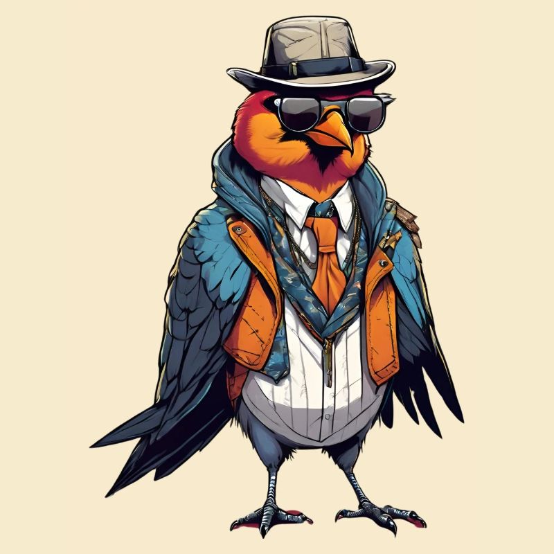 Cooler Vogel