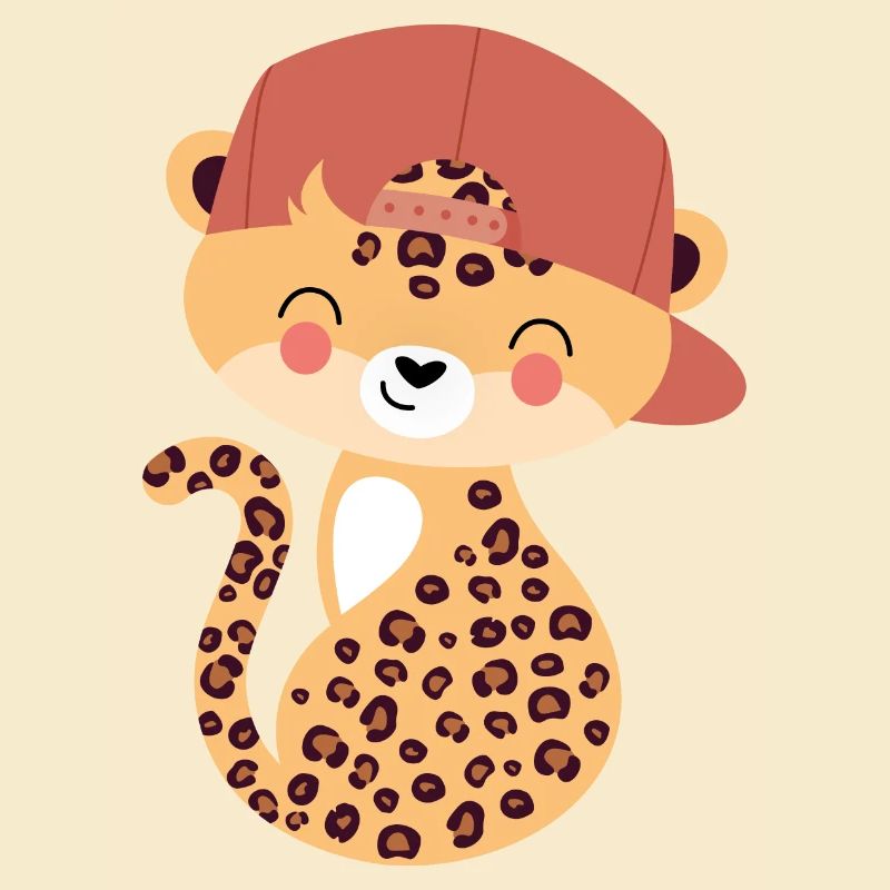 Leopard mit Capy