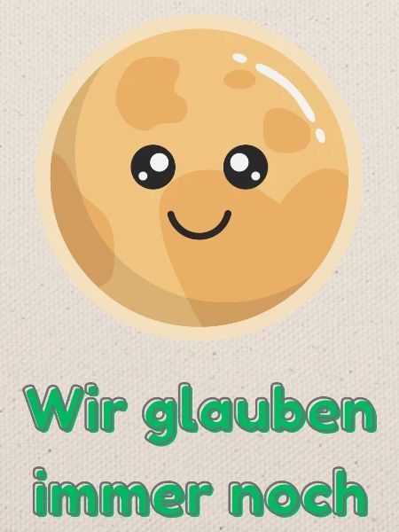 Wir glauben immer noch mit Pluto