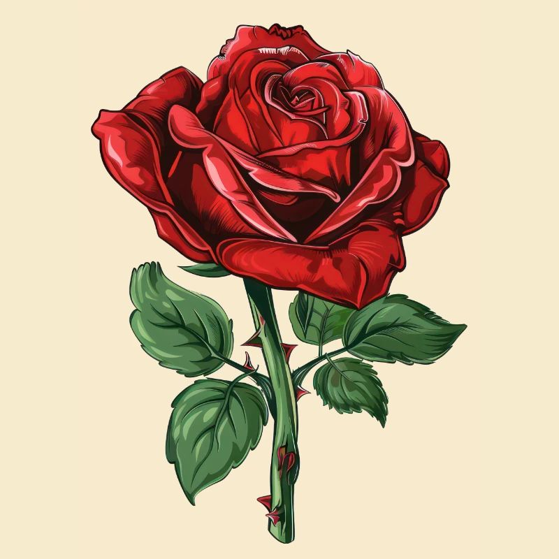 Rote Rose