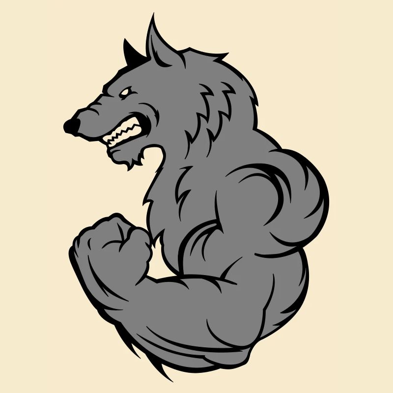 strong wolf