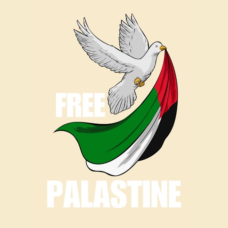 Free Palestine Design – Statement für Frieden