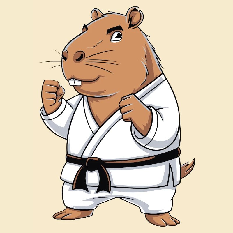 Karate Hamster in Gi