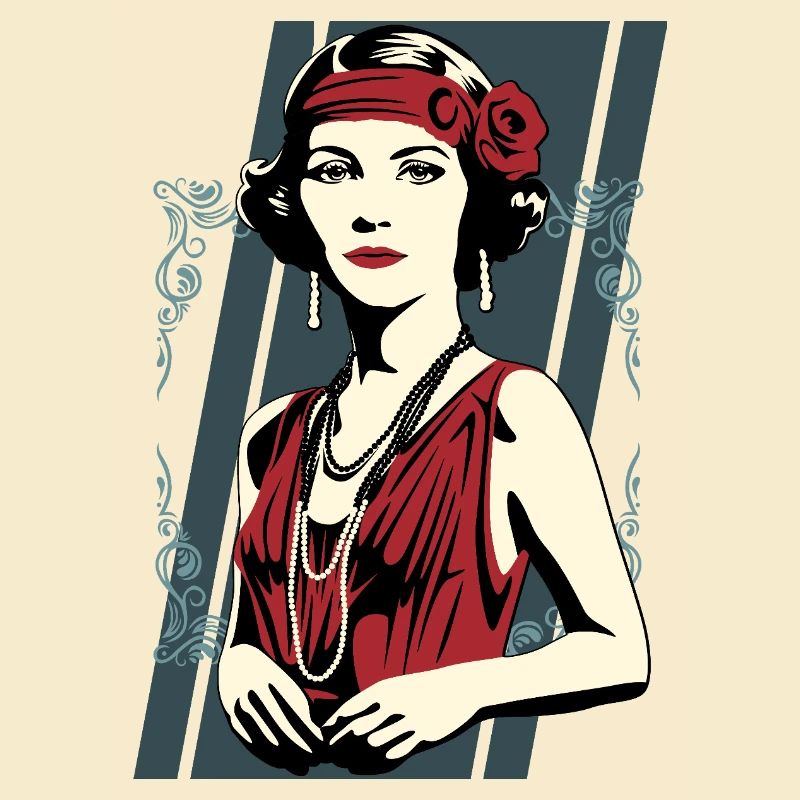 Flappers Mädchen AURORE