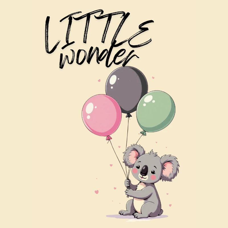 Koala motif personalizable - for birth