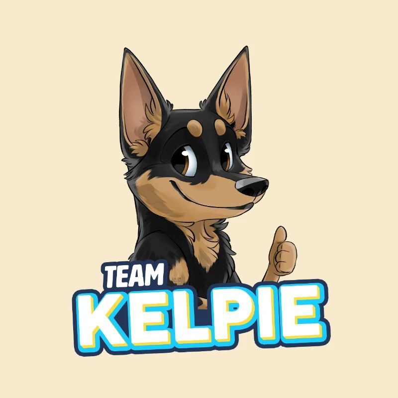 EAM Kelpie - Noir et Tan