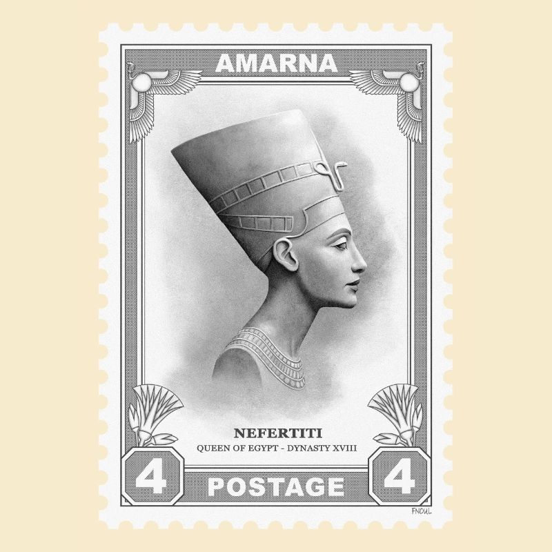 Timbre Néfertiti