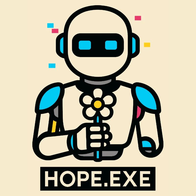 HOPE.EXE – Roboter mit Blume
