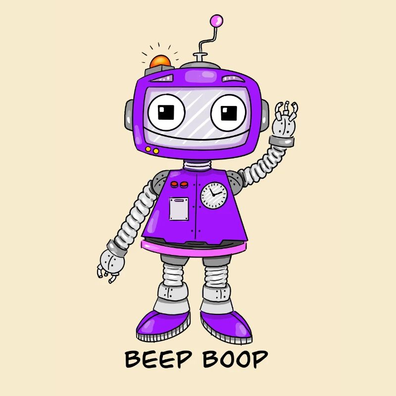 Lila Roboter