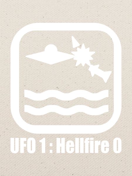UFO Rocket weiß 1:0 Meme T-Shirt
