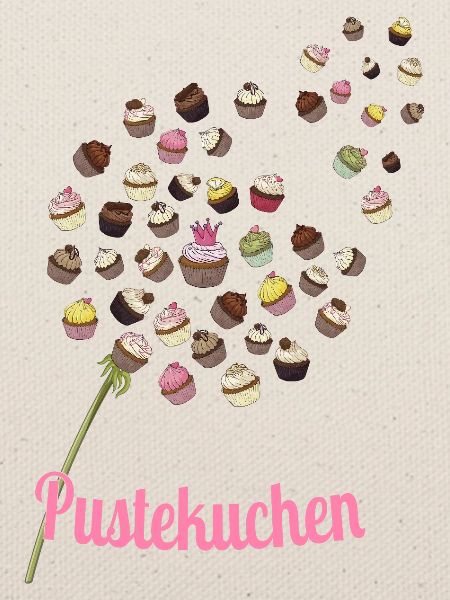 Pustekuchen – Lustiges Cupcake Design