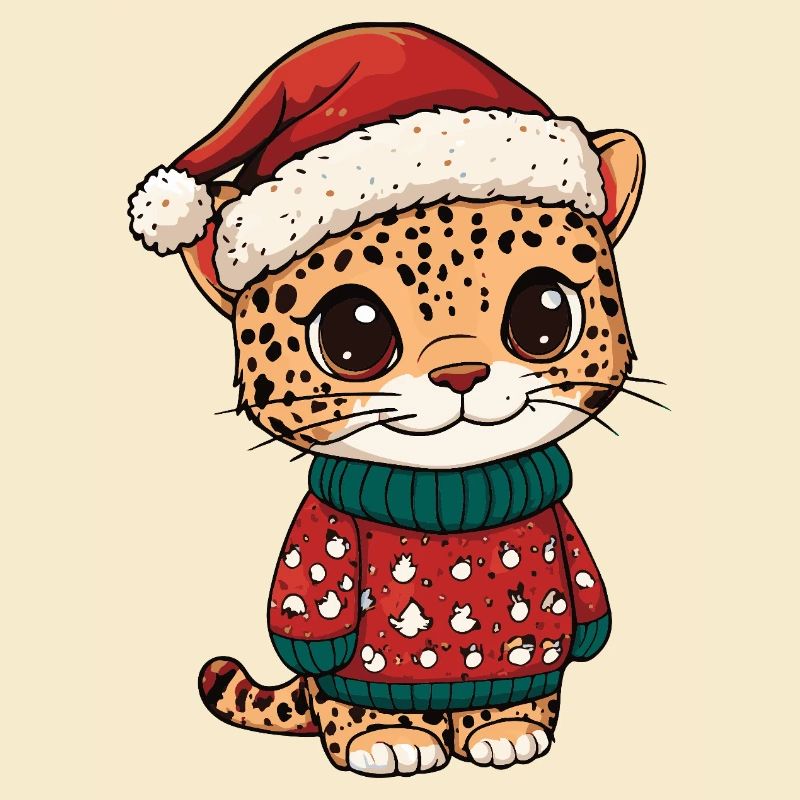 Noël de Noël léopard