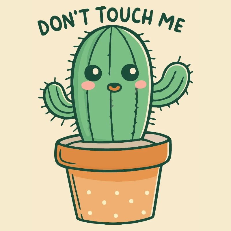 Cactus Rigolo Ne Pas Toucher