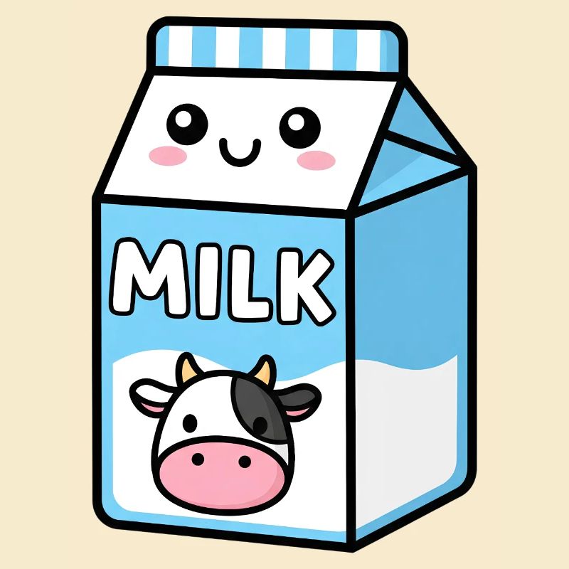 Milchkarton-Kuh