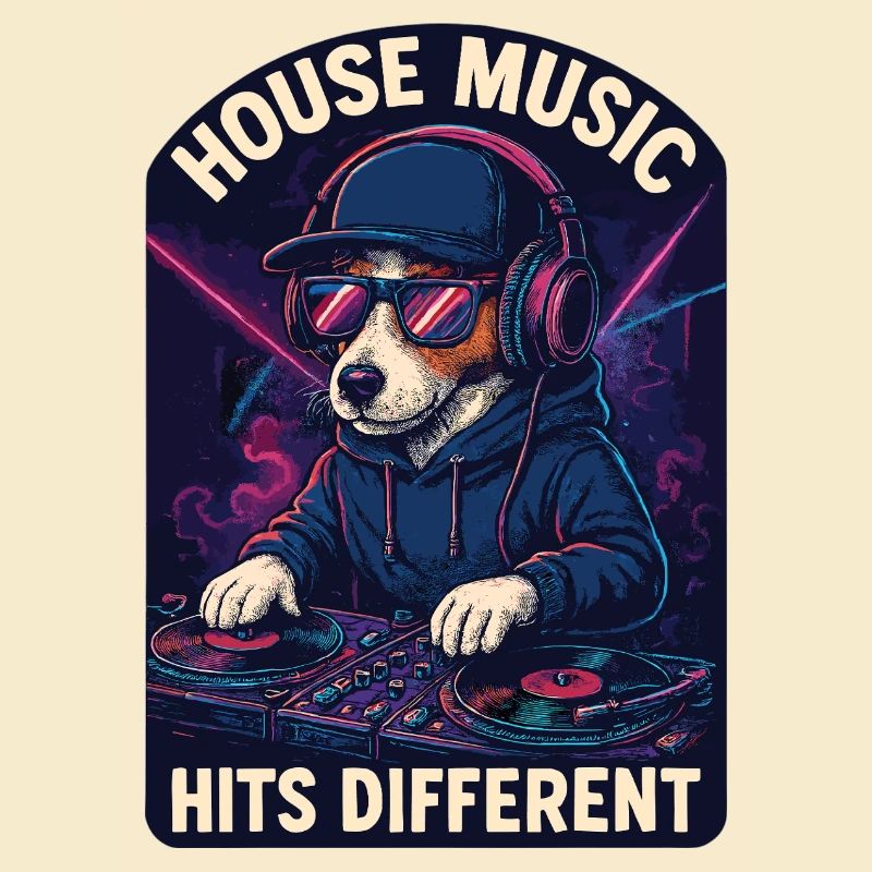 Jack Russell Terrier DJ Turntables House Gift