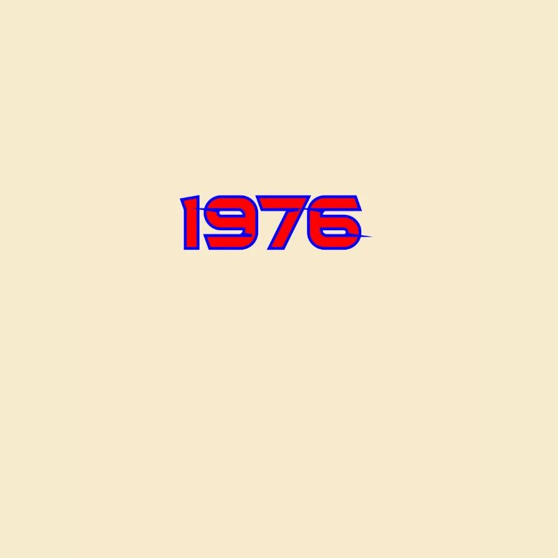 1976 Retro Neon-Glitch
