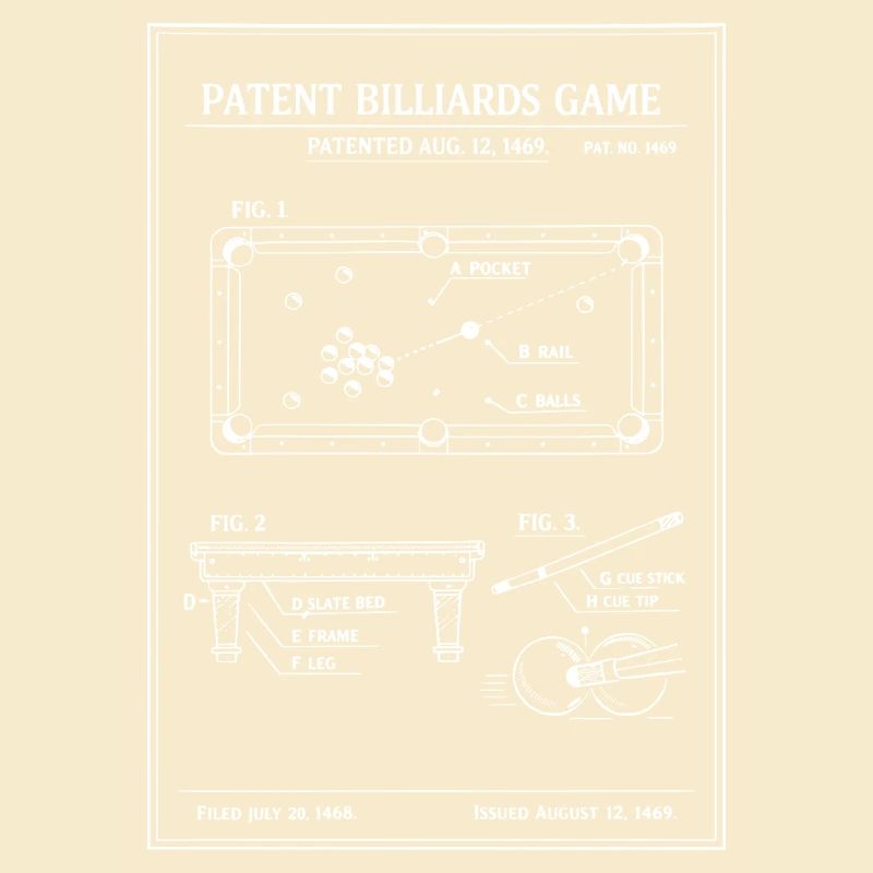 Patent-Billard-Bauplan