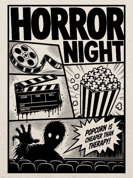 Horror Kino Zombie Comic