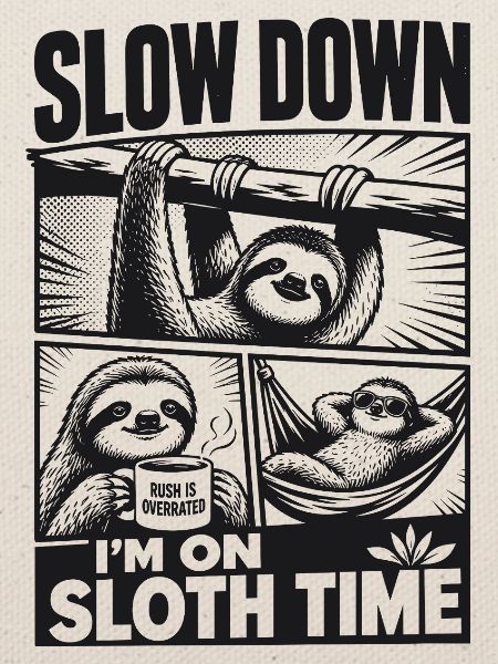 Slow Down Im On Sloth Time