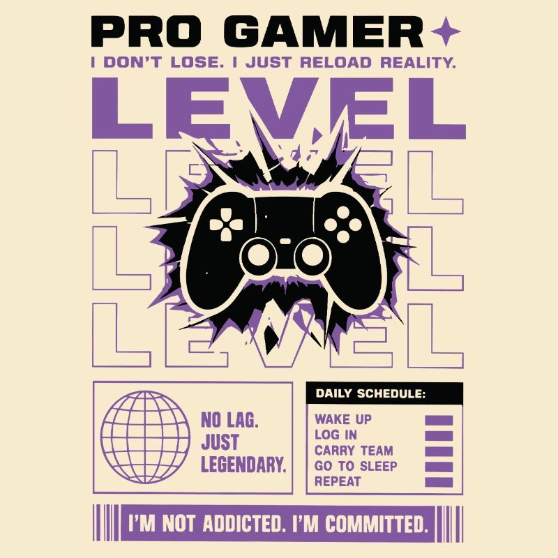 Pro Gamer Level Up Controller Design