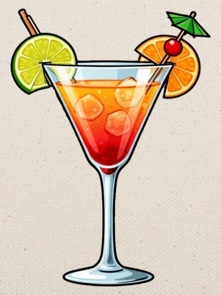 Cocktail Sommer Sonne  Strand Urlaub Geschenk 