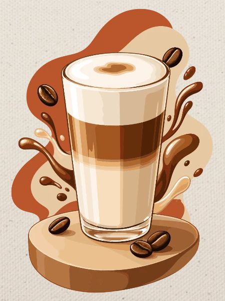 Cremiger Latte für Kaffeefans 