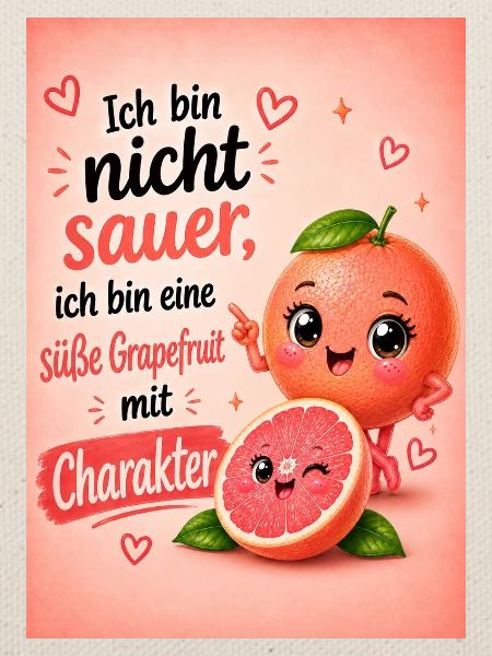 Süße Grapefruit mit Charakter