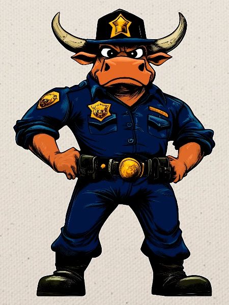 Stiere Polizei / Cop Stier