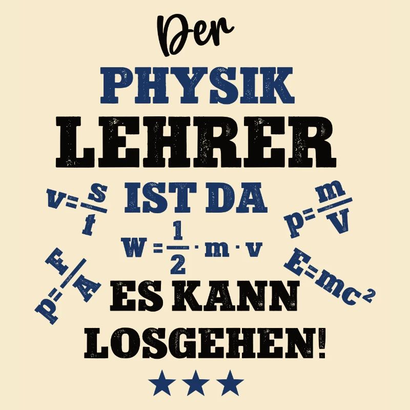 Der Physik Lehrer ist da Physiklehrer Beruf Schule
