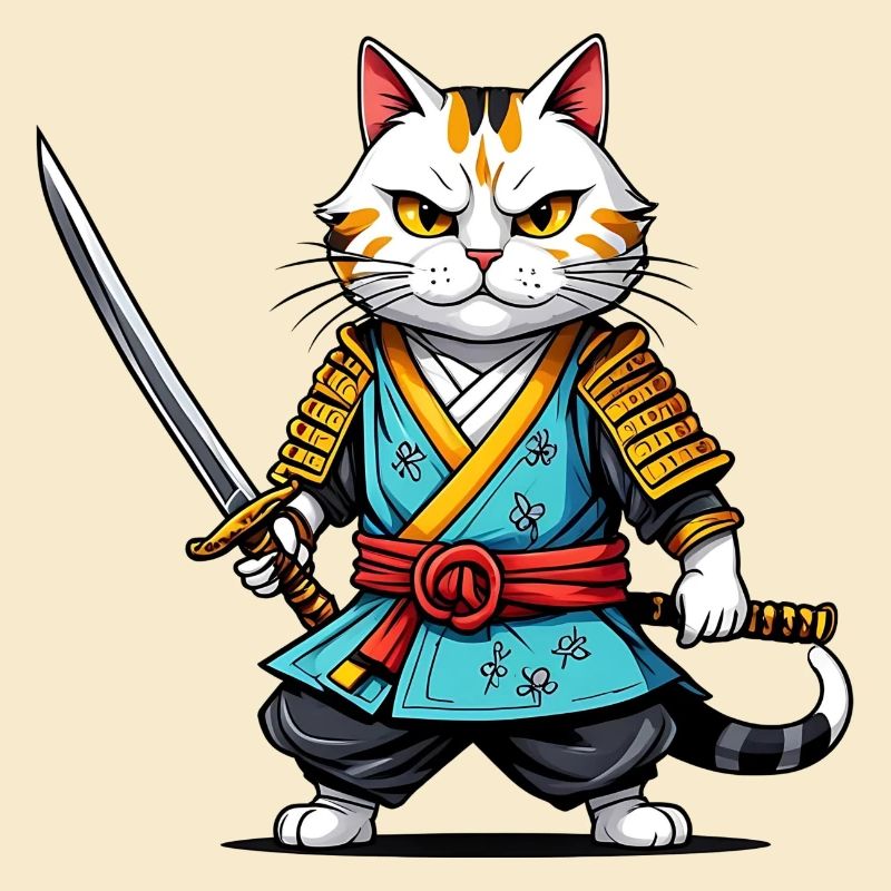 Samurai-Katze