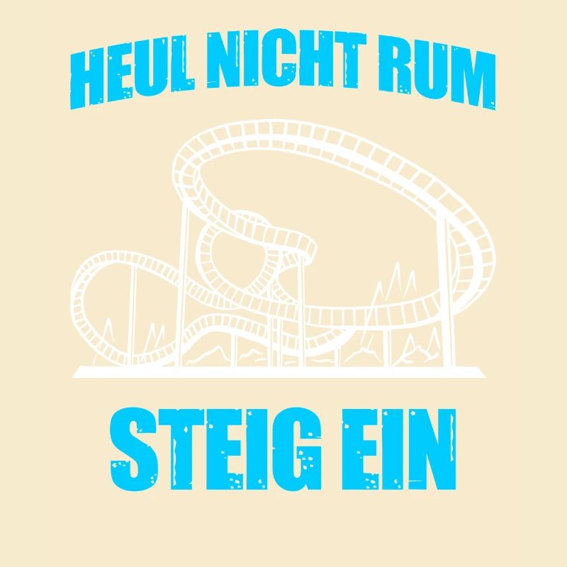 Steig ein Freizeitpark Rollercoaster Achterbahn