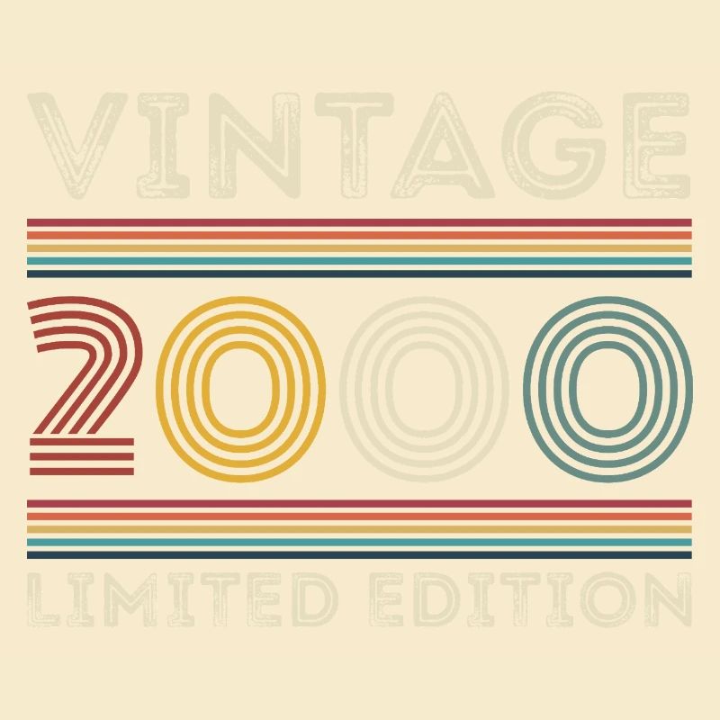 2000 Anniversaire 2000 Retro 2000 Cadeau 2000
