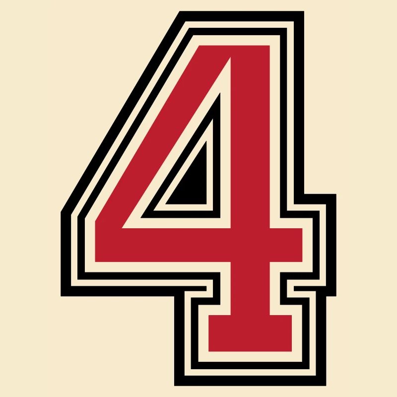 4 Zahl symbol
