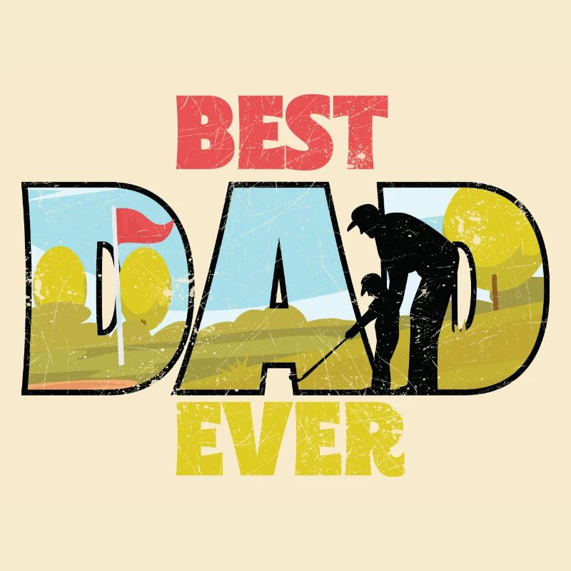 BESTER PAPI PAR GOLF EISEN GOLFER TEE SPRUCH MOTIV