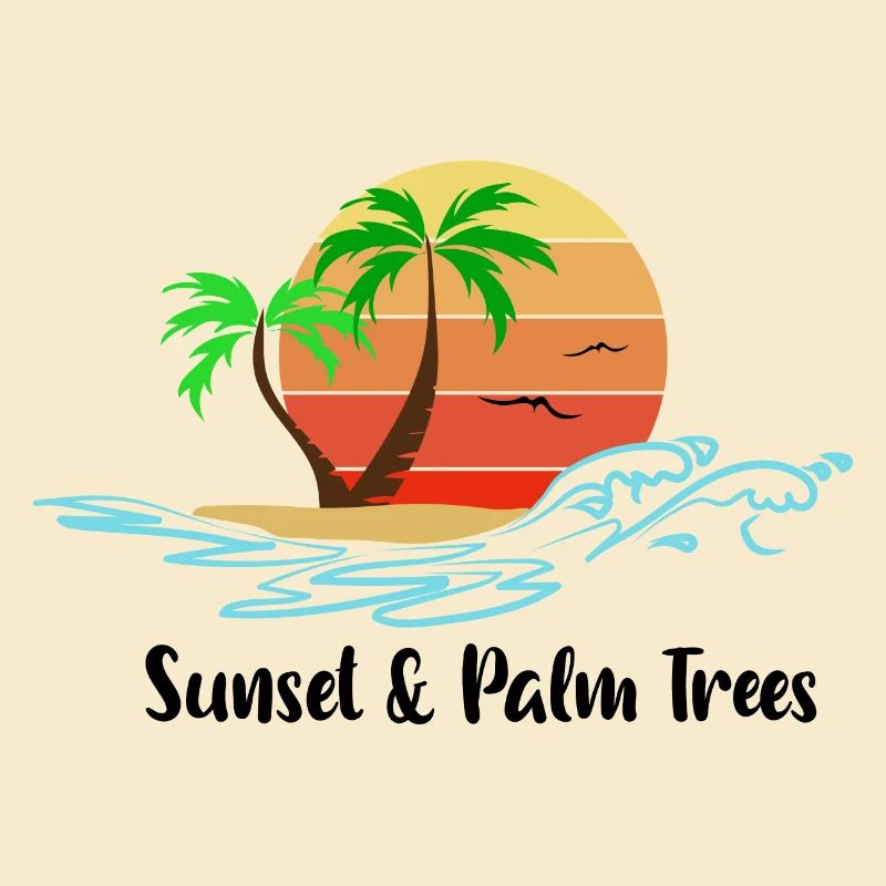 Sunset & Palm Trees