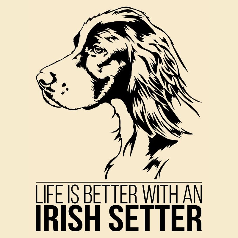 Irish Setter life is better Hunde Hund Wilsigns