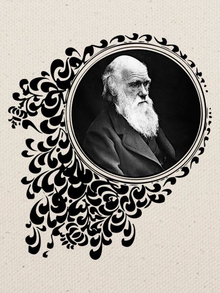 Charles Darwin Dekorativ