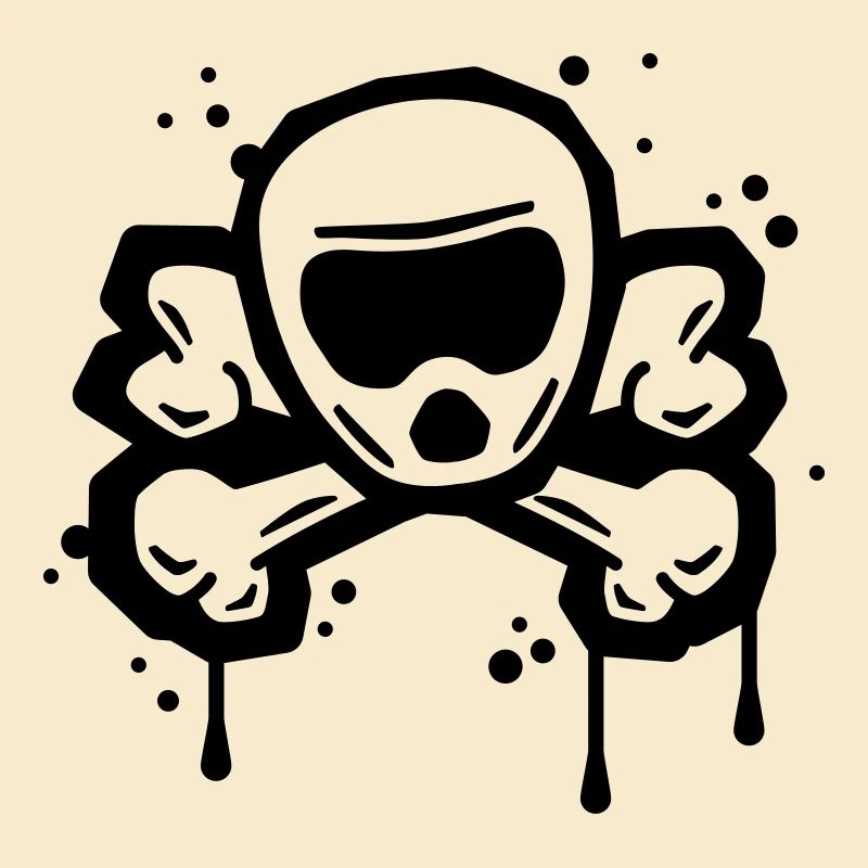 Downhill crossbones