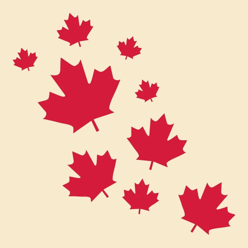 Canada Maple Leave Rain
