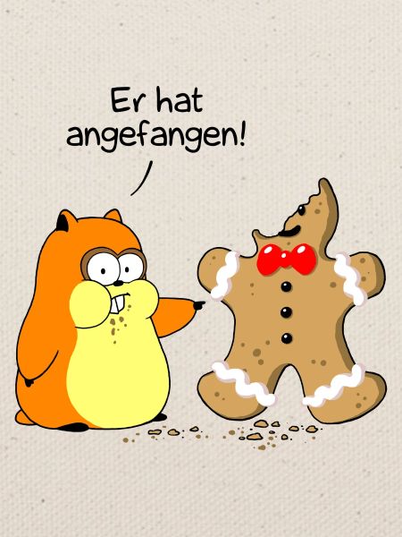Hamster vs. Lebkuchenmann