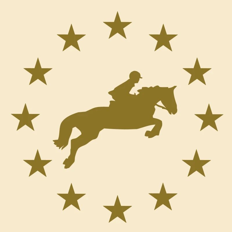 Springen Pferd & Sternen