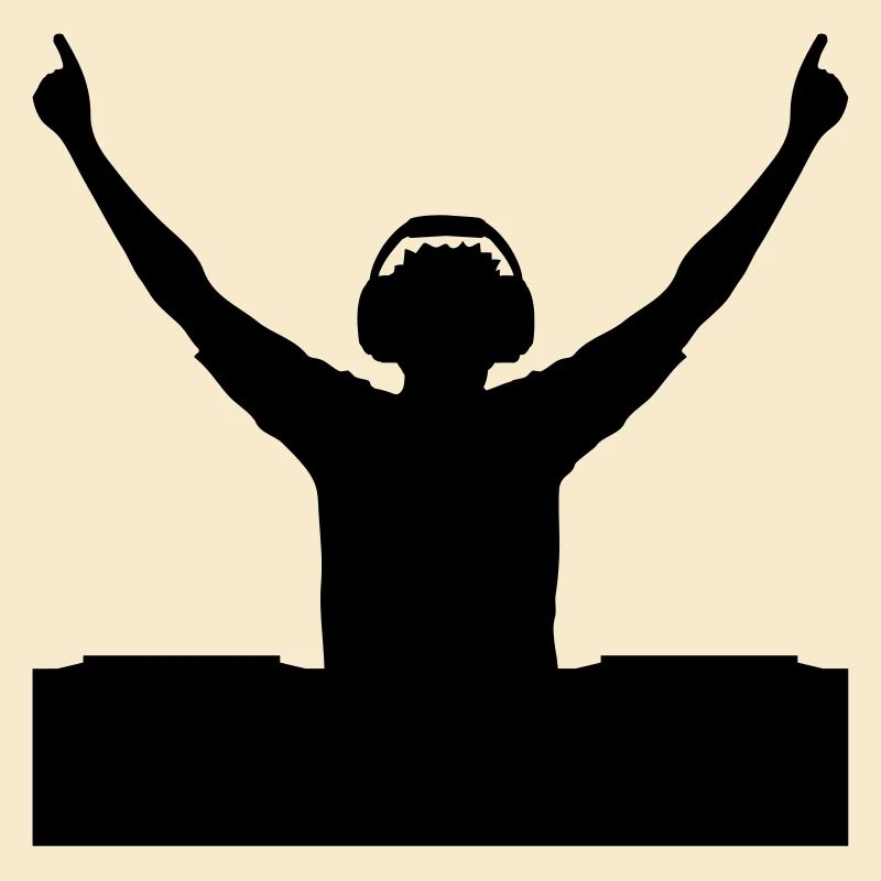 Silhouette DJ Design