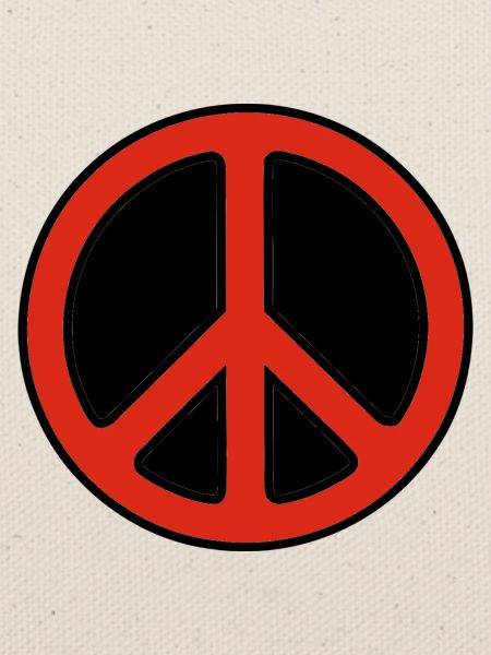 Peace red