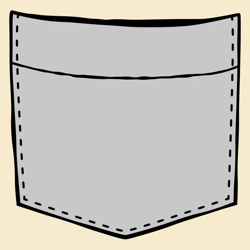 Brusttasche leer Design