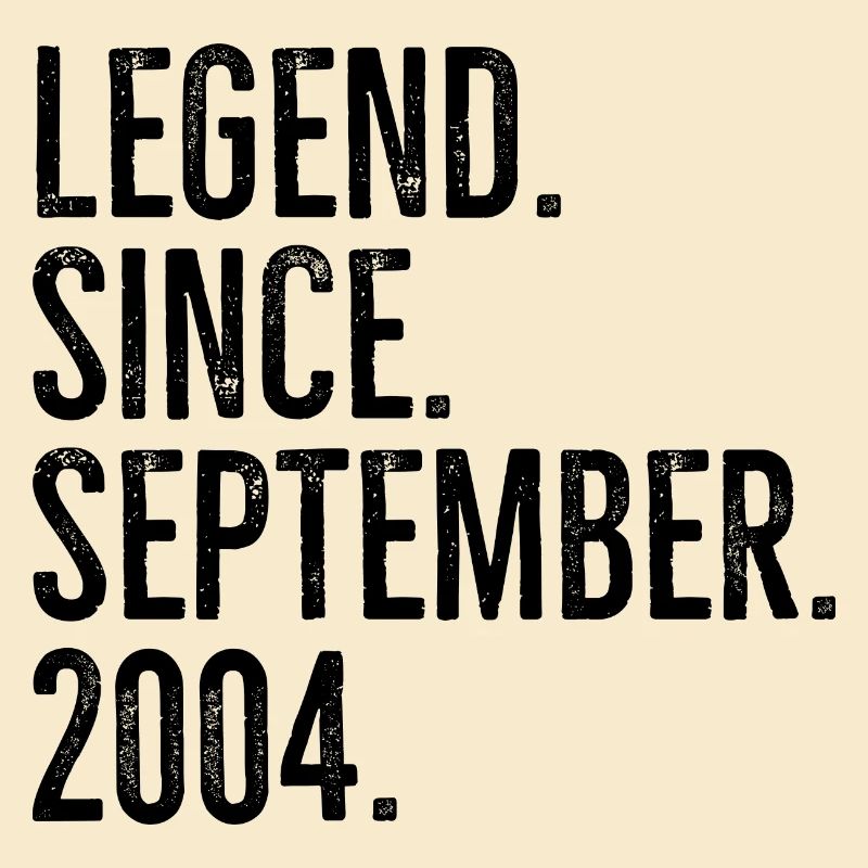 Legende seit September 2004