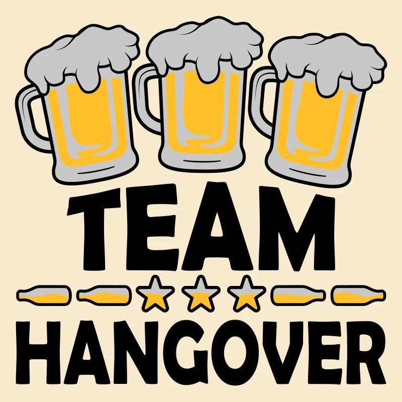 Alcool de gueule de bois de l’équipe