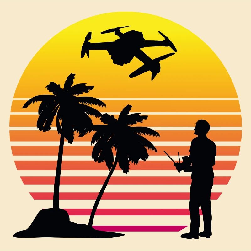 Drone Pilot Sun Palms Summer