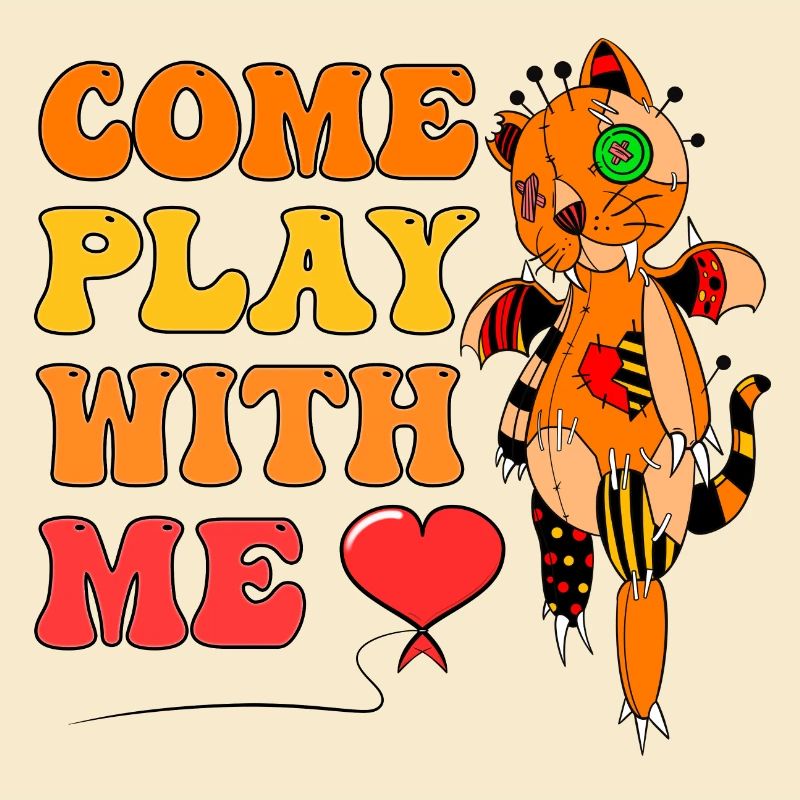 Come Play With Me Vampir - Kätzchen Geschenk