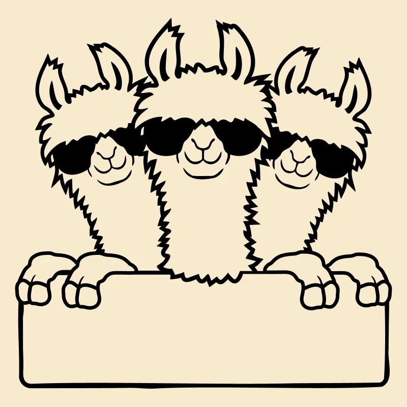 Team Lamas Friends Shield