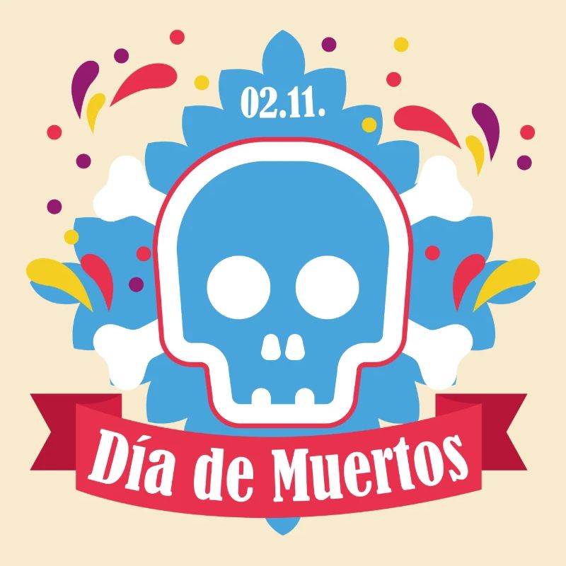 dia de muertos blau